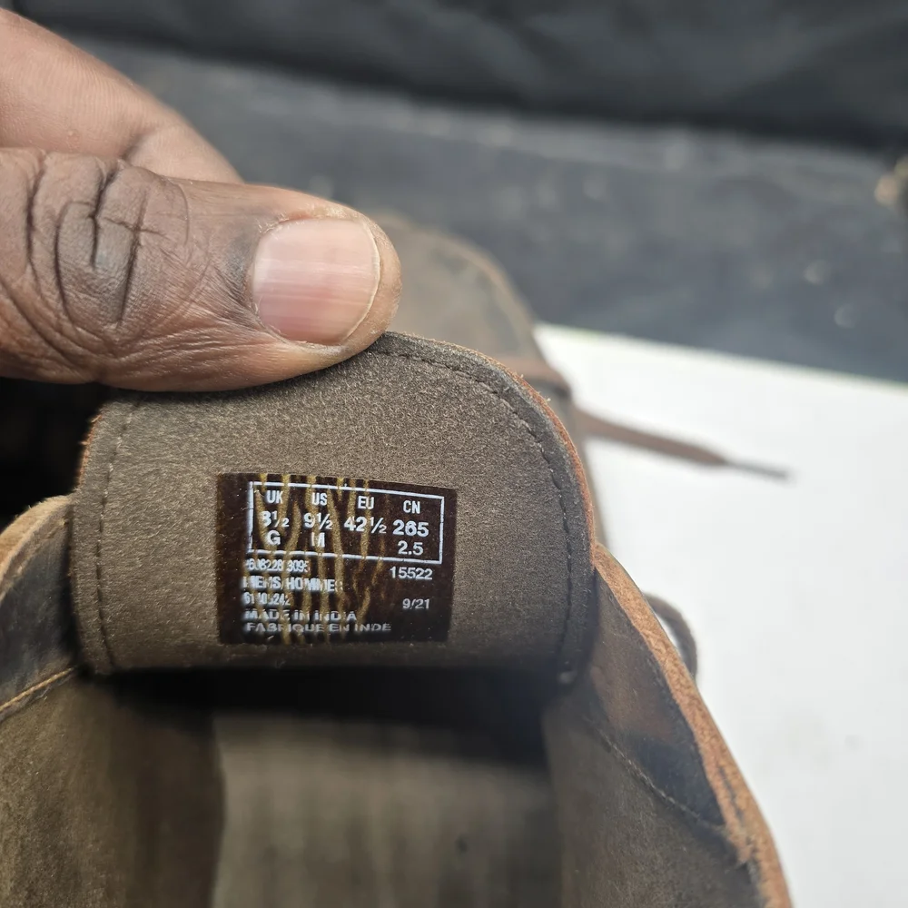 Clarks brown lace up